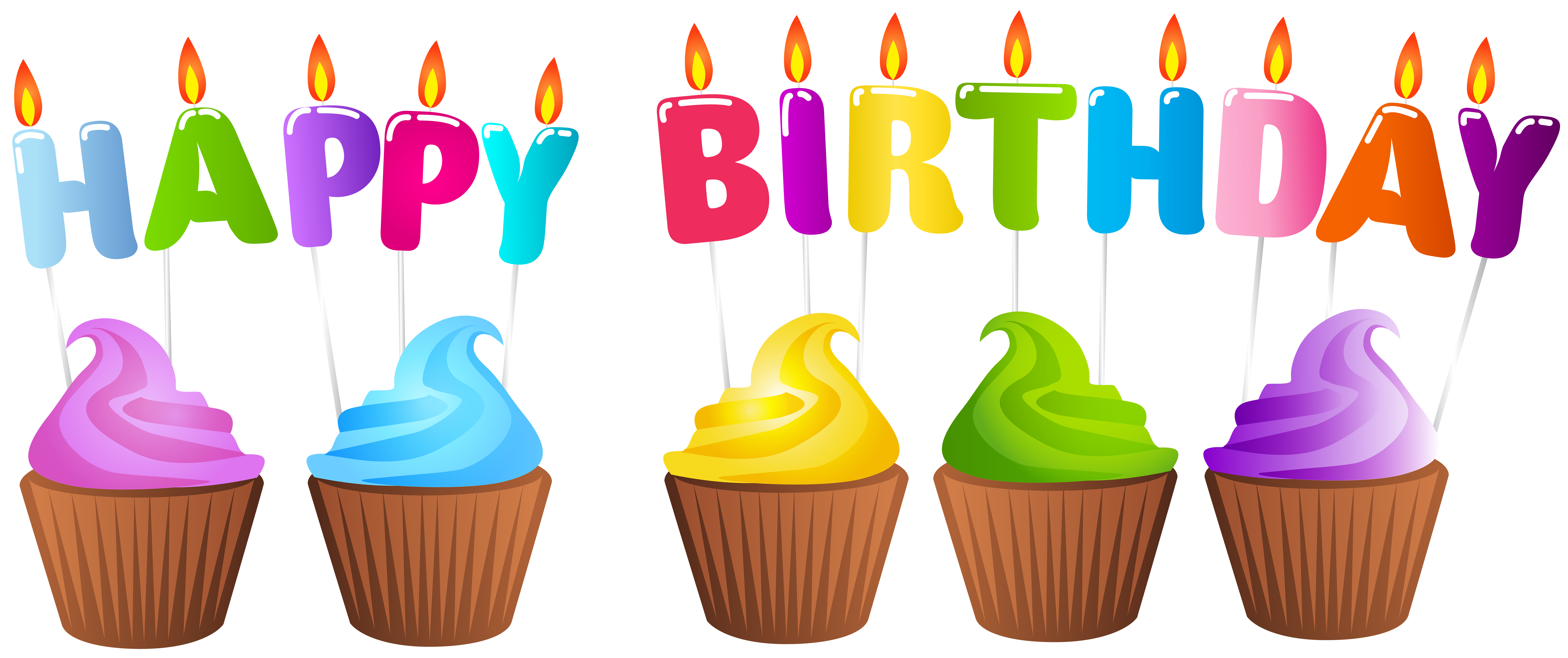 birthday-cake-cupcake-candle-clip-art-birthday-png-download-8000