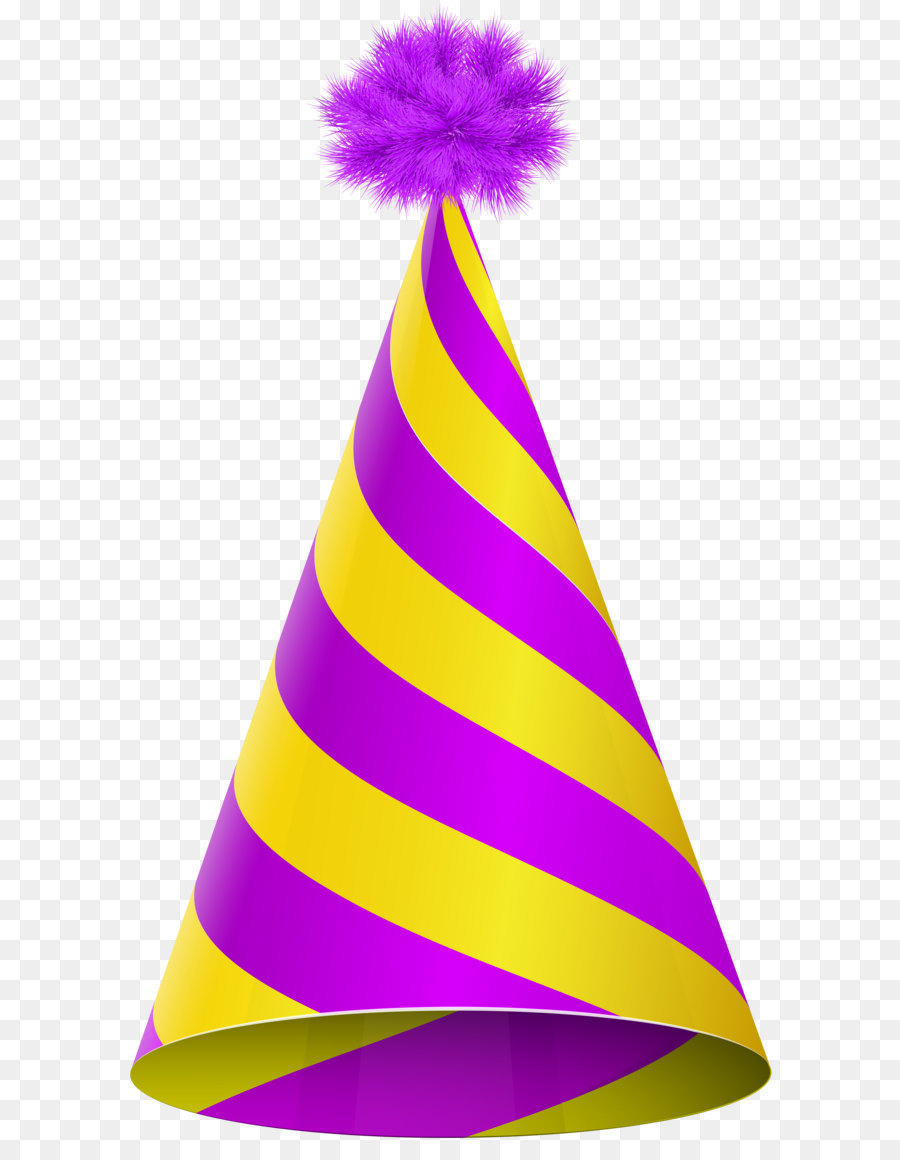 Party hat Birthday Clip art - Party Hat Purple Yellow Transparent PNG Clip Art Image png download - 4533*8000 - Free Transparent Party Hat png Download.