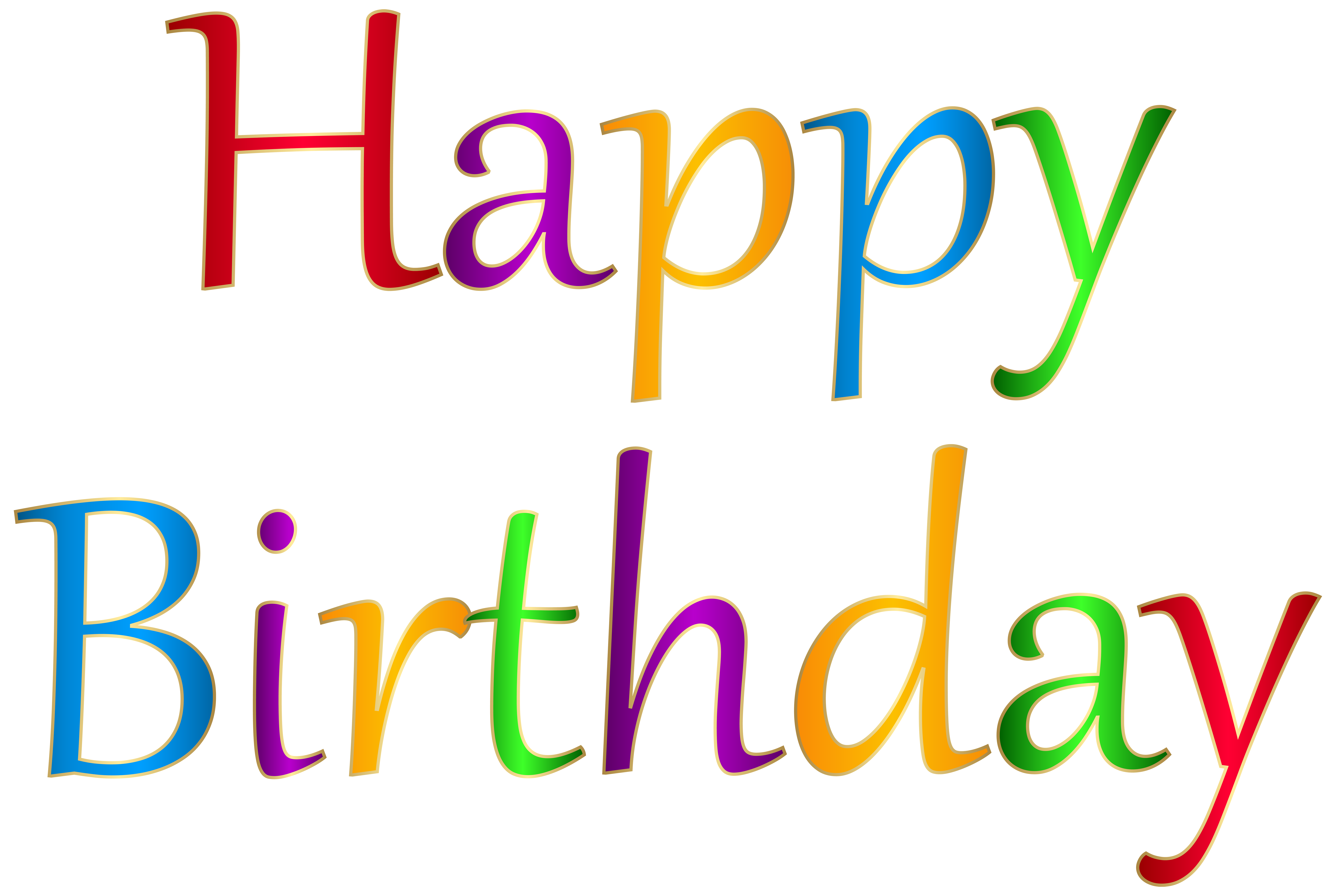 Happy Birthday Wishes Vector Art PNG, Happy Birthday Wishings Sticker Text Free Vector, Happy ...