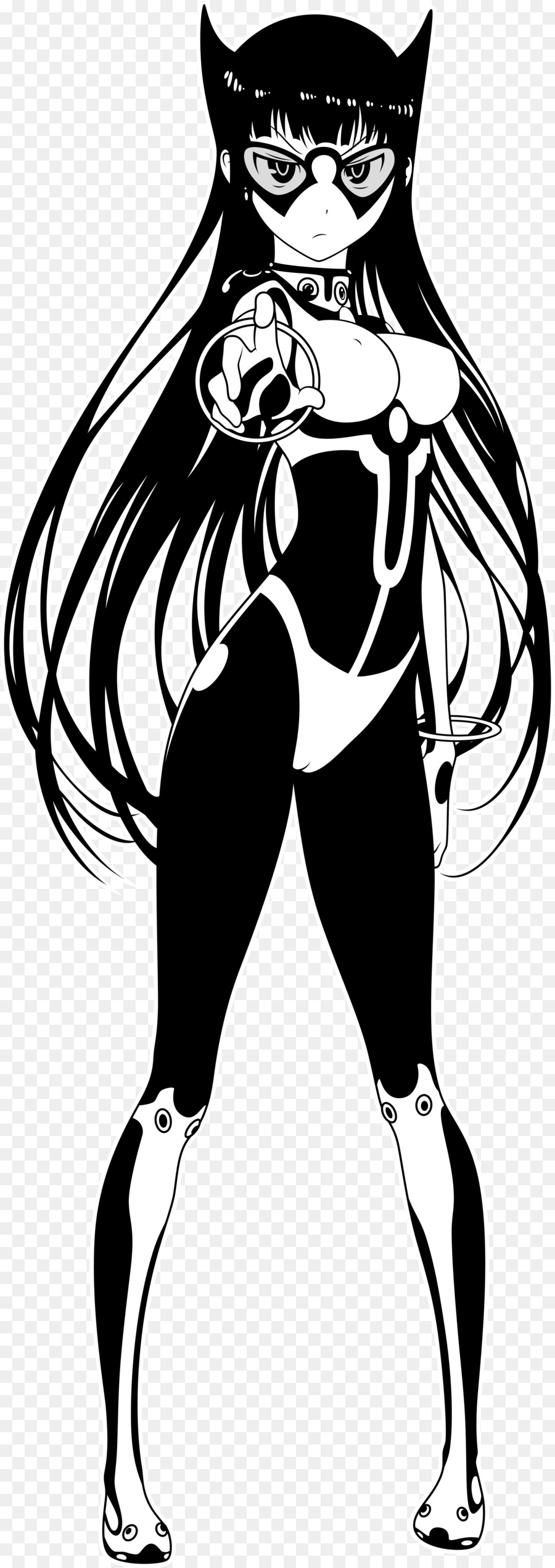 Free Black And White Anime Transparent Download Free Clip Art Free Clip Art On Clipart Library