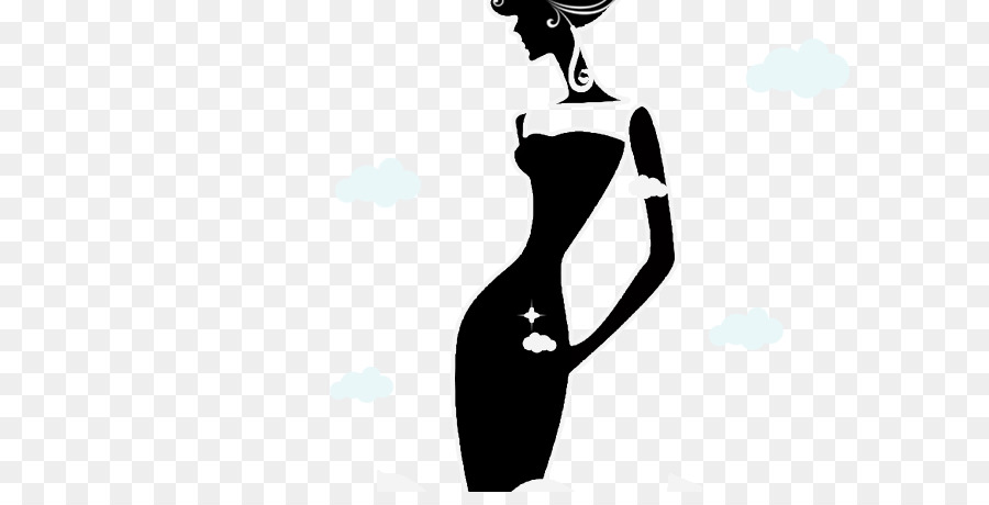 Black and white Silhouette Drawing - Silhouette Woman png download - 811*448 - Free Transparent Black png Download.