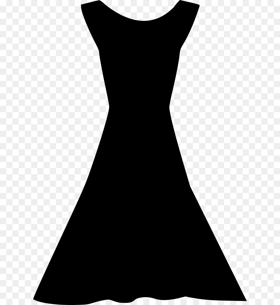 Little black dress Sleeve Silhouette Clip art - Silhouette png download - 688*980 - Free Transparent Little Black Dress png Download.