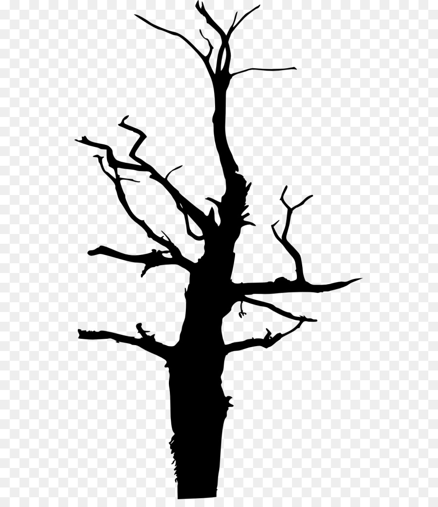 Twig Silhouette Black and white Clip art - Silhouette png download - 593*1024 - Free Transparent Twig png Download.
