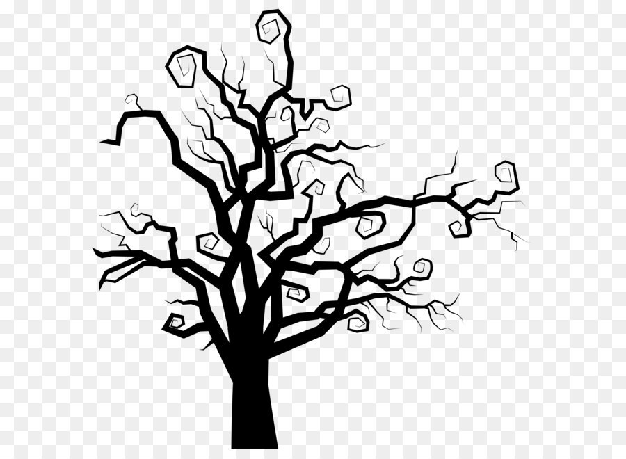 The Halloween Tree Clip art - Spooky Tree Silhouette PNG Clipart Image png download - 6155*6103 - Free Transparent Tree png Download.