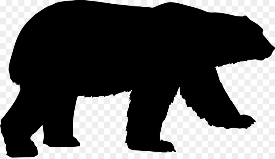 Grizzly bear Silhouette American black bear Clip art - bear png download - 981*562 - Free Transparent Grizzly Bear png Download.