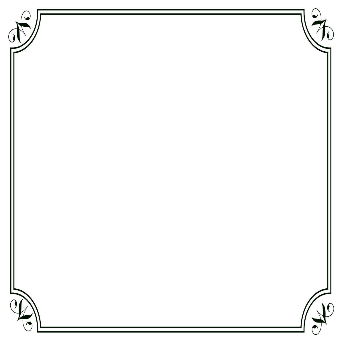 Picture frame Template - Black Border Frame PNG Picture png download
