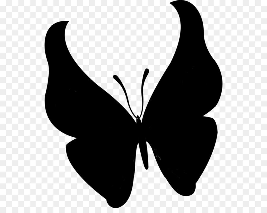 Brush-footed butterflies Clip art Silhouette Black M -  png download - 600*704 - Free Transparent Brushfooted Butterflies png Download.