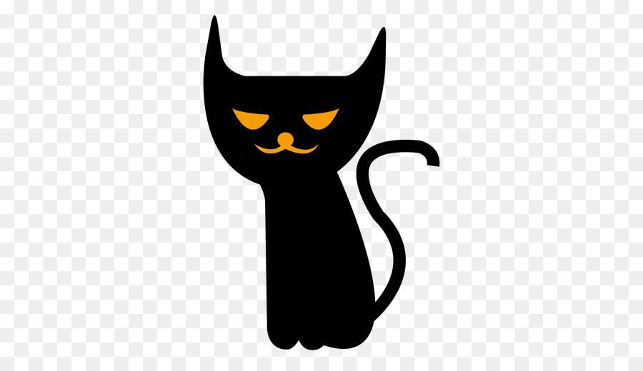 Black cat Whiskers Halloween Clip art - Cat png download - 512*512 - Free Transparent Black Cat png Download.