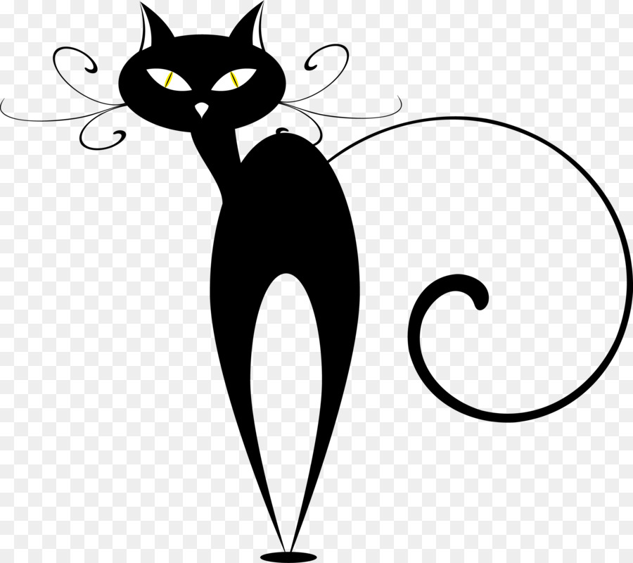 Black cat Kitten Clip art - kitten png download - 2681*2383 - Free Transparent Cat png Download.