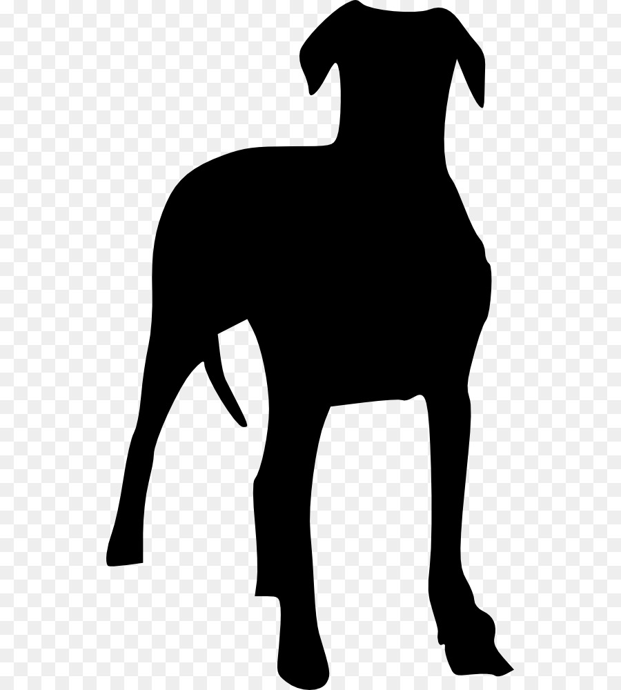 Free Black Dog Silhouette, Download Free Black Dog Silhouette png