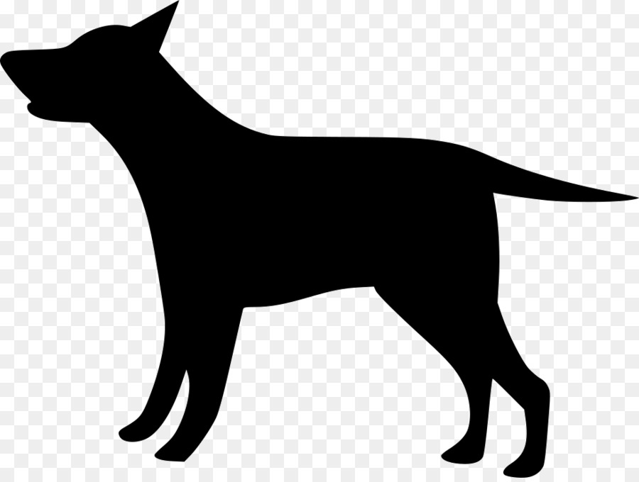 Dog breed Black Silhouette Clip art - Dog png download - 980*734 - Free Transparent Dog Breed png Download.