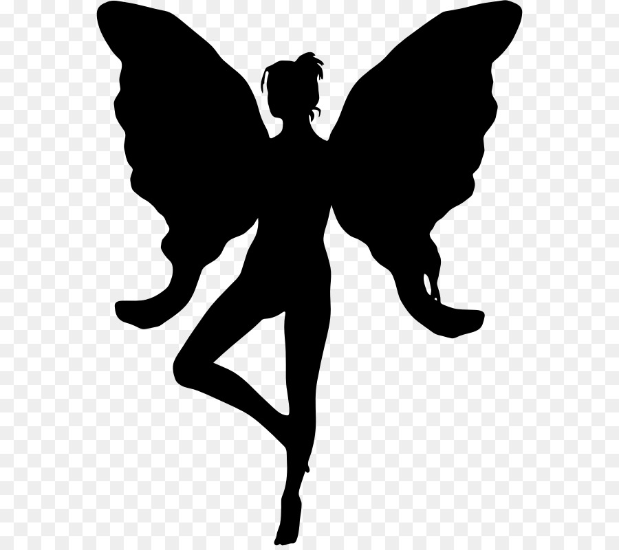 Fairy Silhouette - Fairy png download - 620*794 - Free Transparent Fairy png Download.