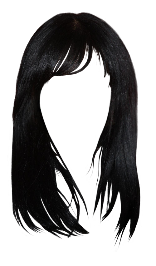 Black hair Brown hair Bangs Hairstyle - hair style png download - 500