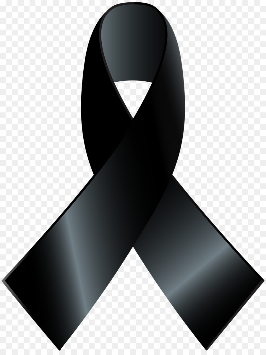 Awareness ribbon Black ribbon Clip art - BLACK RIBBON png download - 4531*6000 - Free Transparent Awareness Ribbon png Download.