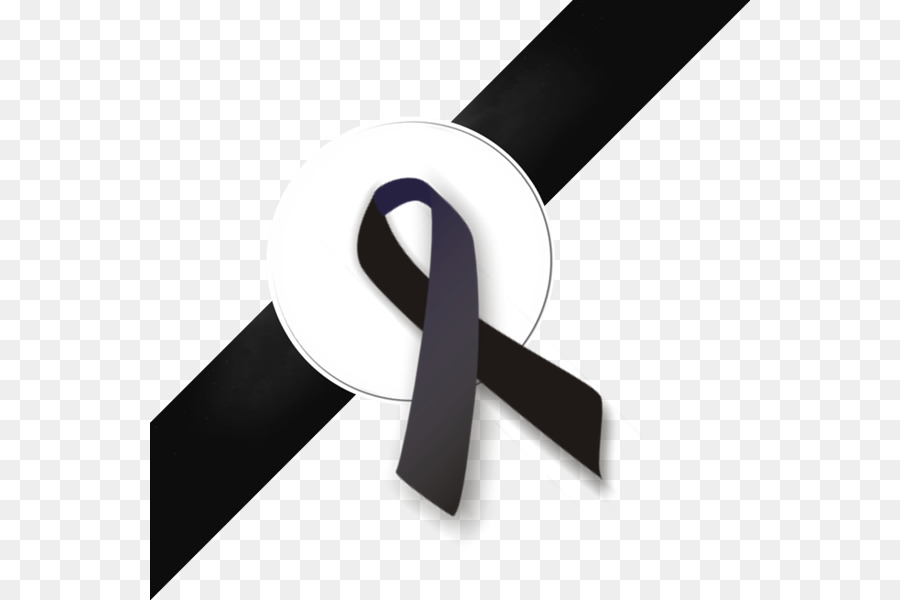 Black ribbon Awareness ribbon Clip art - ribbon png download - 512*512