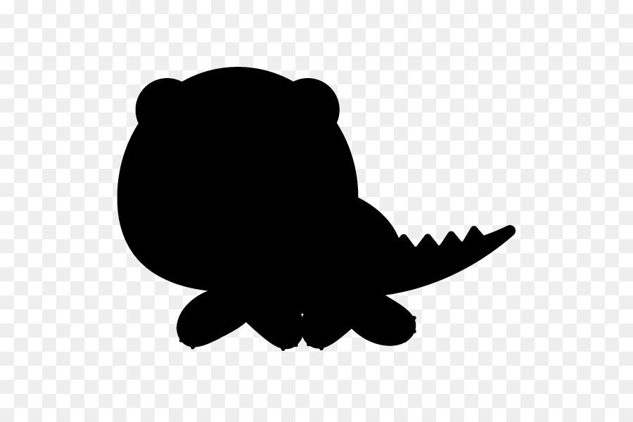 Black Silhouette White Marine mammal Clip art - Silhouette png download - 600*600 - Free Transparent Black png Download.