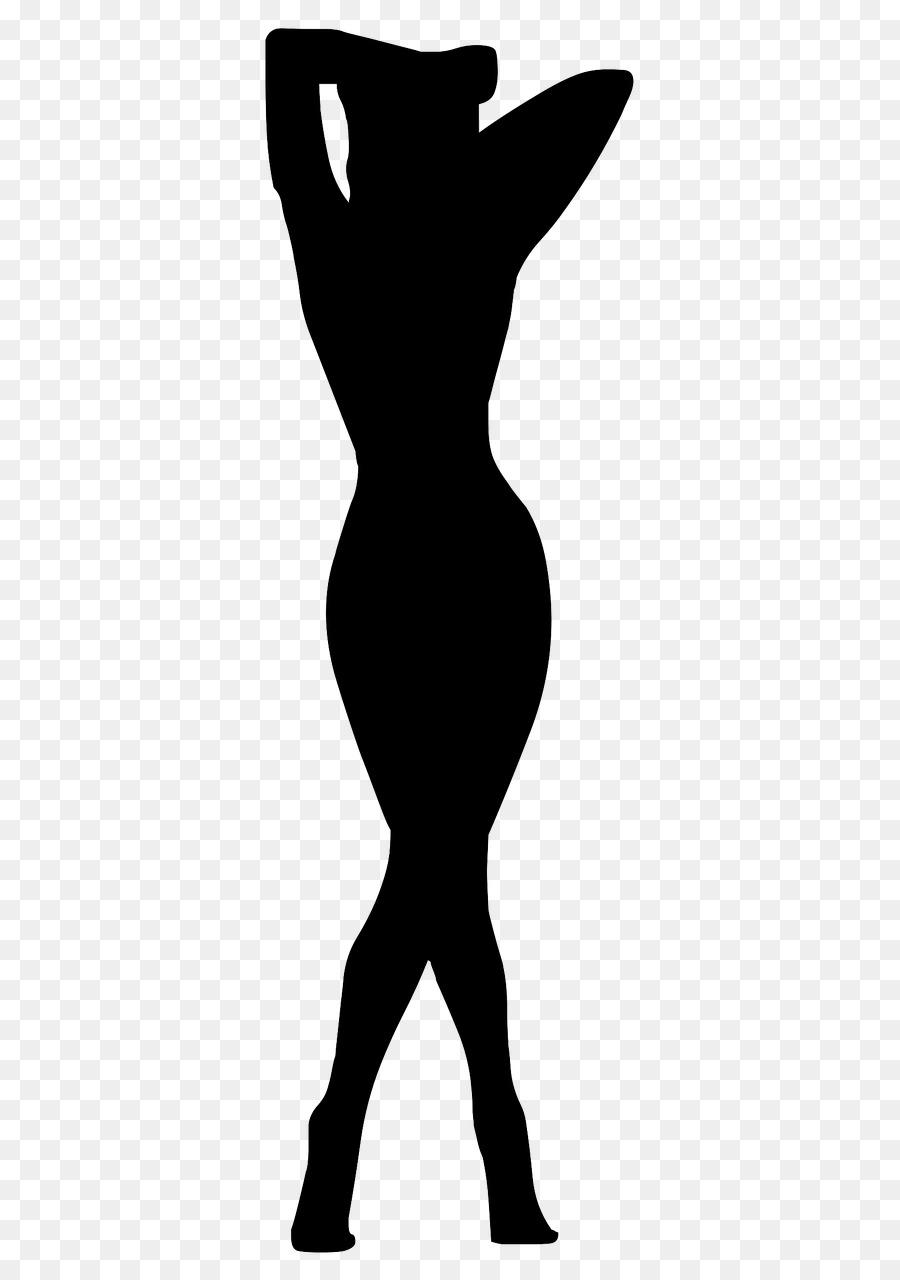 Silhouette Woman Black Clip art - Silhouette png download - 423*1280 - Free Transparent  png Download.