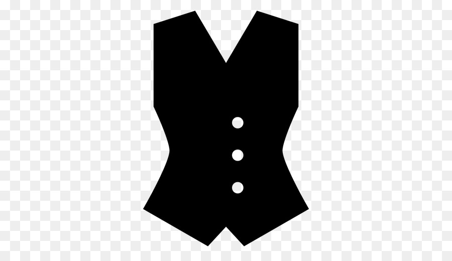 Bow tie Clothing Gilets Waistcoat Silhouette - Silhouette png download - 512*512 - Free Transparent Bow Tie png Download.