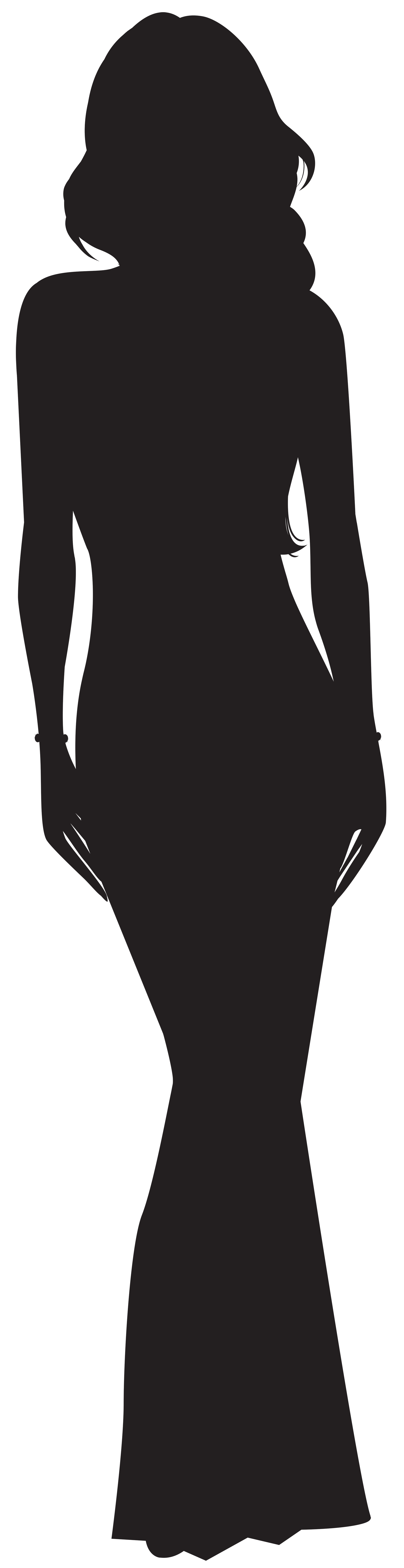 Woman Silhouette Clip art - black woman png download - 2065*8000 - Free