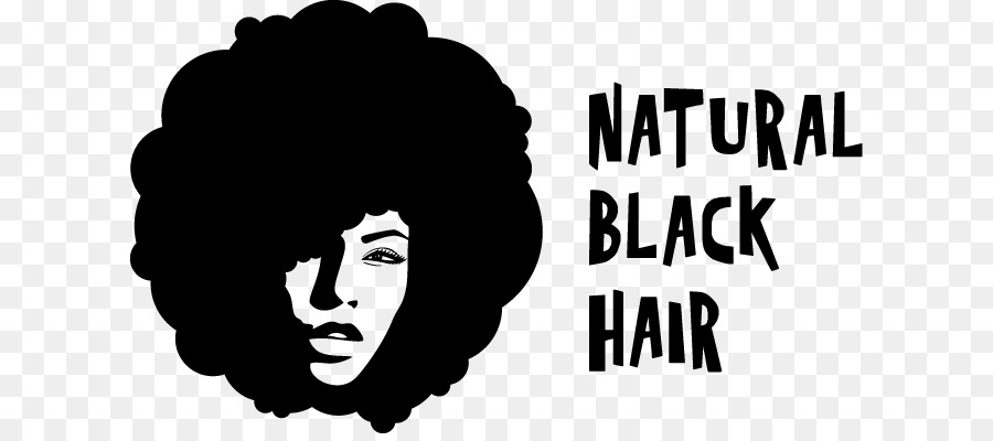 Afro Textured Hair Black African American Big Hair Afro Png