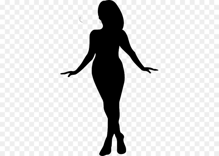 Silhouette Woman Clip art - Silhouette png download - 403*640 - Free Transparent Silhouette png Download.