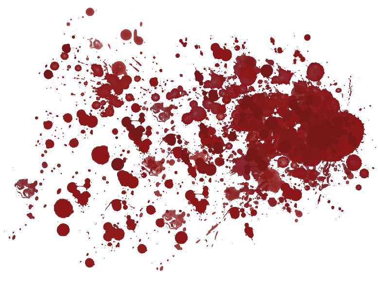 blood splatter transparent vector

