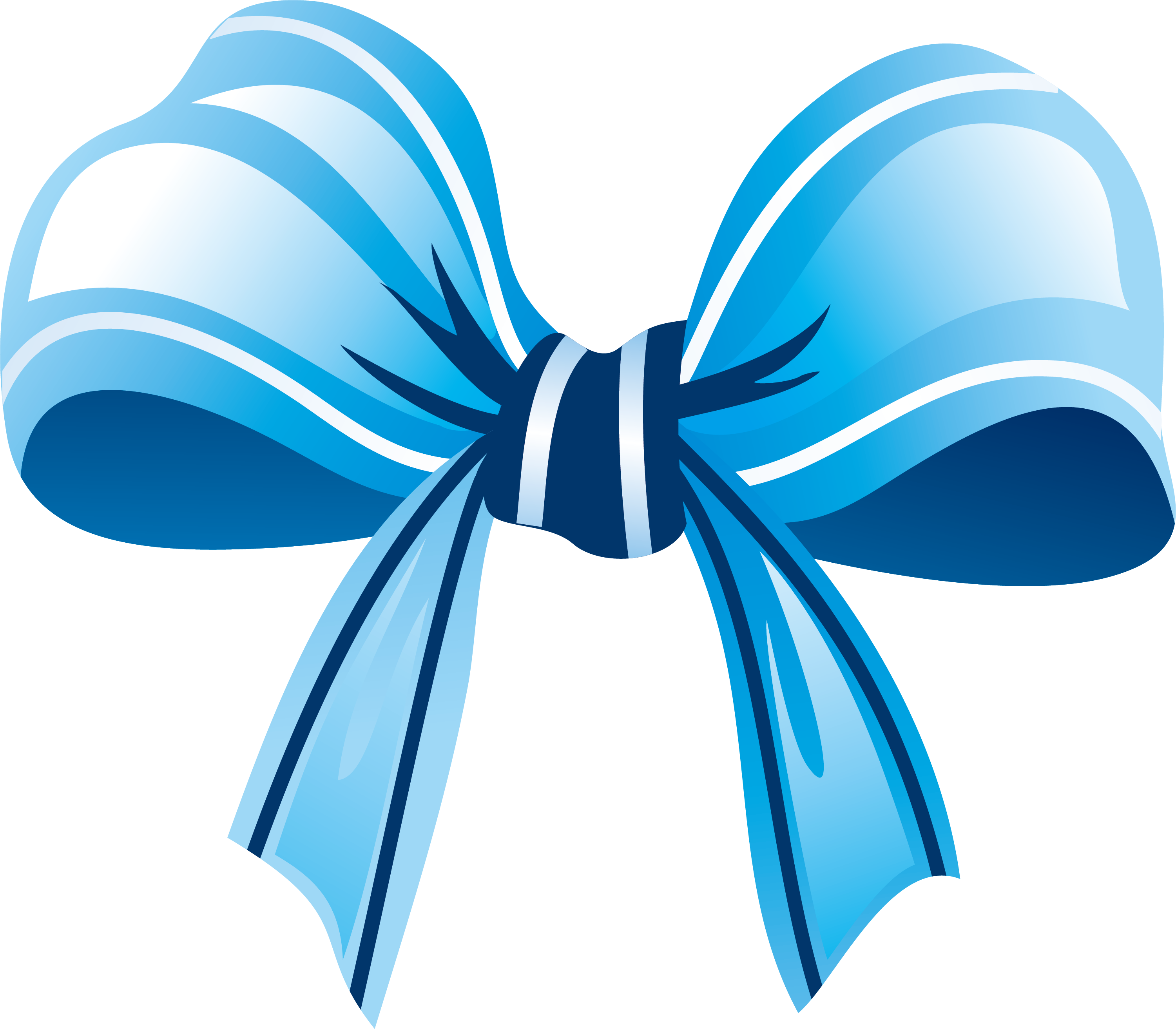 Bow Tie Blue Ribbon Clip Art Little Fresh Blue Bow Tie Png Download