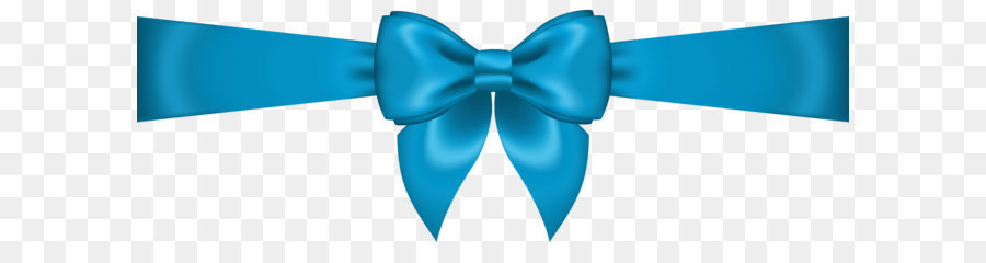 Bow tie Blue Ribbon Product - Blue Bow Transparent PNG Clip Art Image png download - 7562*2651 - Free Transparent Ribbon png Download.