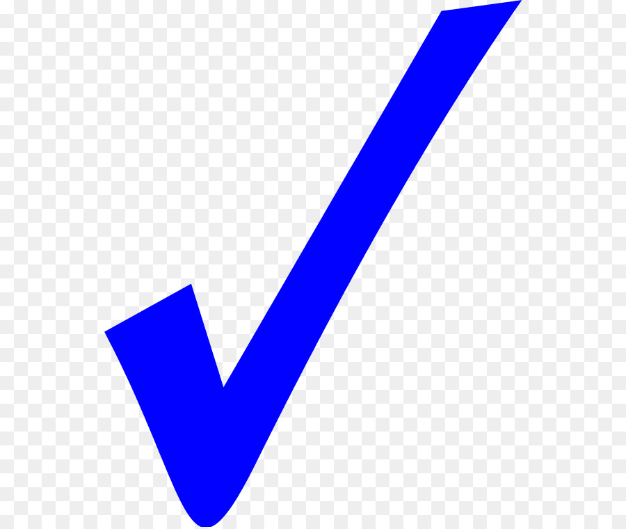 Check mark Symbol Blue Clip art - symbol png download - 600*757 - Free Transparent Check Mark png Download.