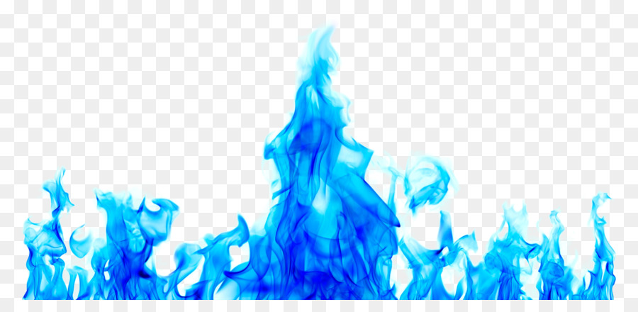 Fire Clip art - Blue Fire Flame png download - 2000*940 - Free Transparent  png Download.