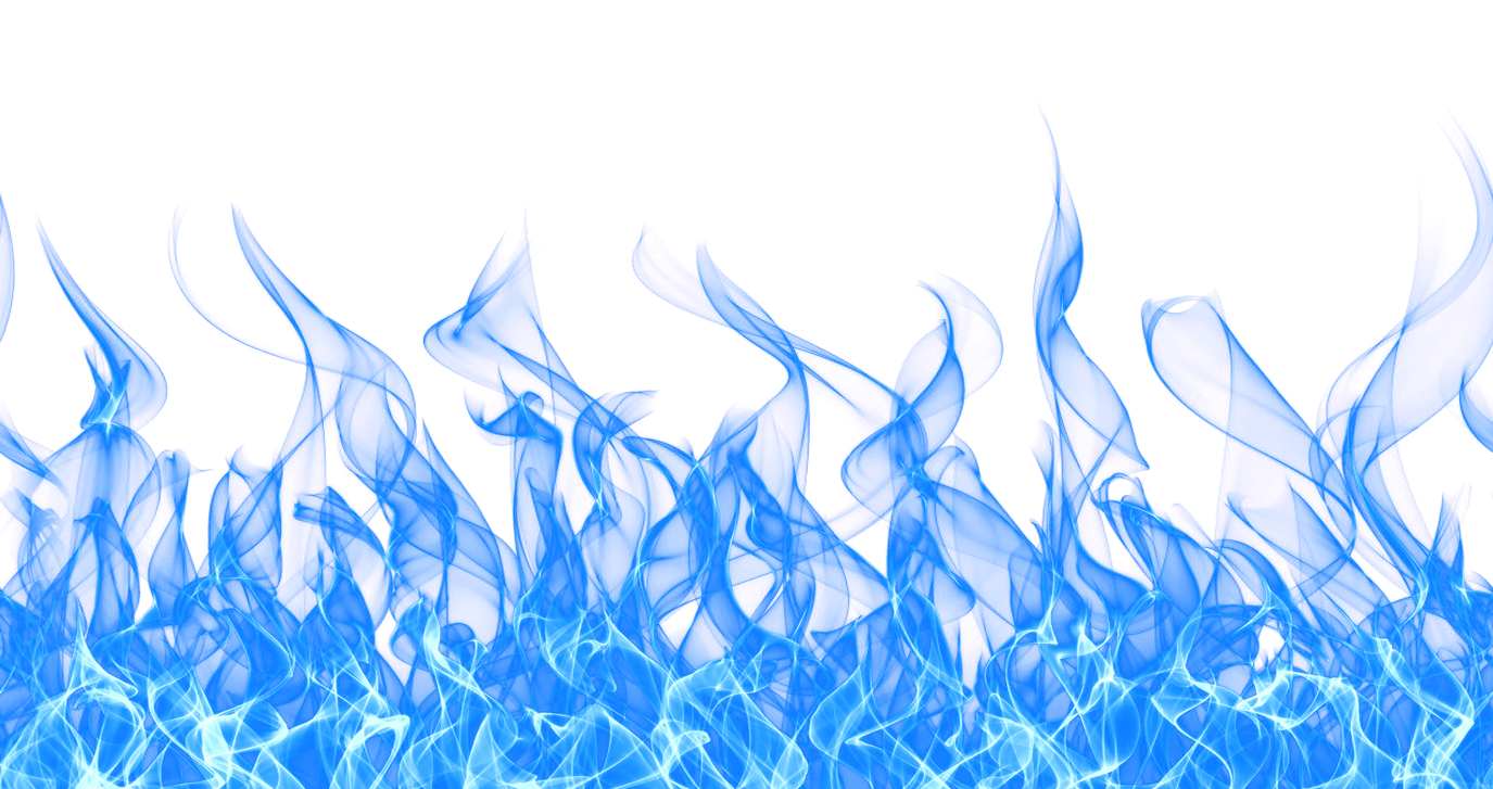 transparent blue flames png
