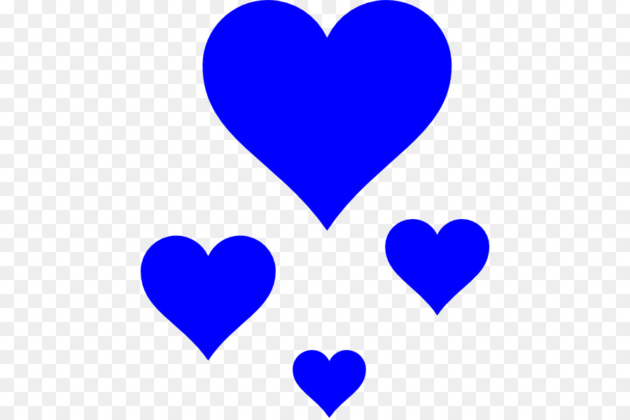 Purple Heart Clip art - Blue Hearts png download - 498*597 - Free Transparent  png Download.