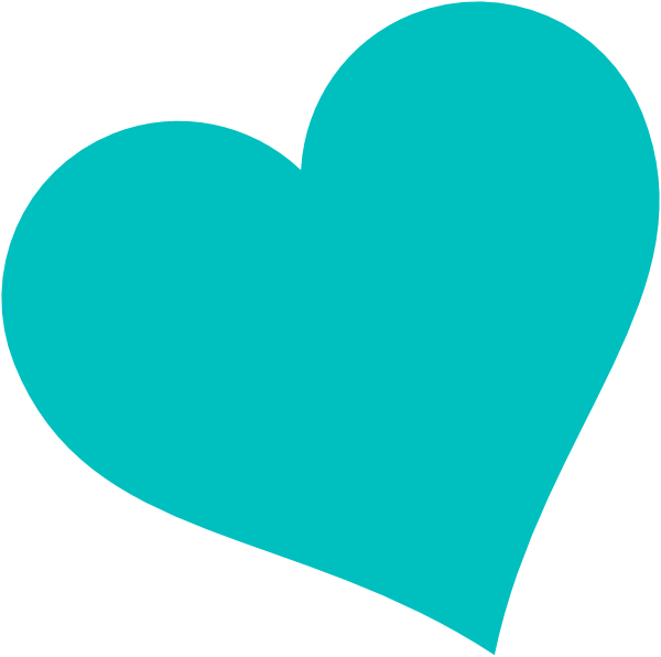 Light blue Light blue Heart Clip art - Heart Light Cliparts png