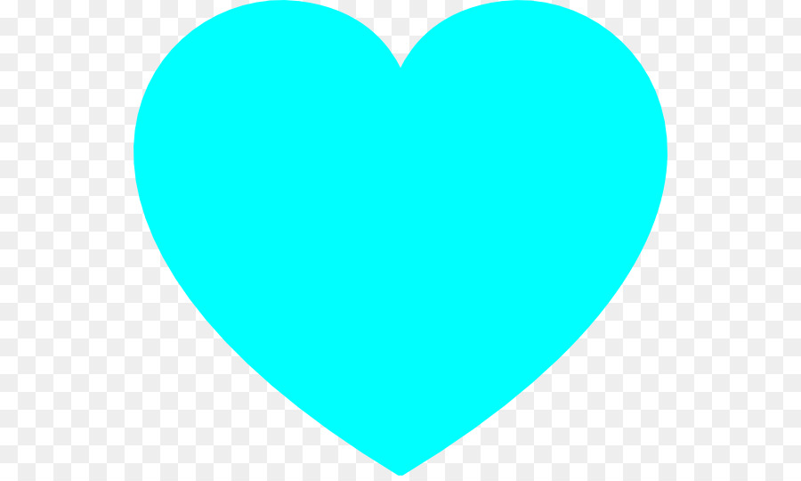 Light blue Heart Clip art - Blue Heart Clipart png download - 600*534 - Free Transparent  png Download.
