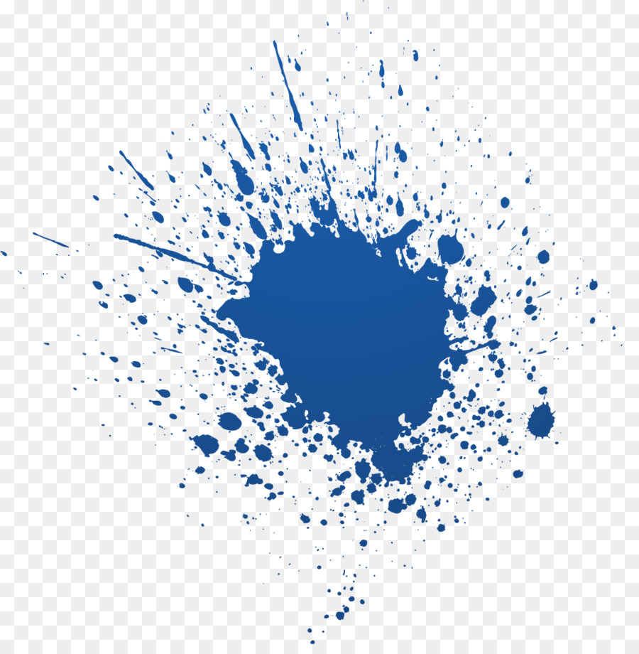 Color Ink Paint Blue - brushes png download - 1076*1083 - Free Transparent Color png Download.