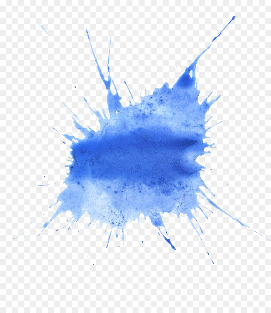 Transparent Watercolor Blue Watercolor painting - watercolor png download - 903*1024 - Free Transparent Transparent Watercolor png Download.