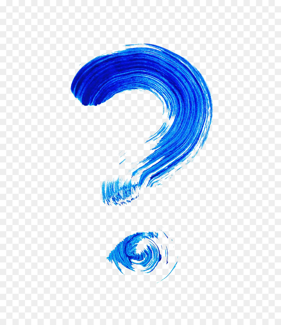 Question mark Blue Icon - Blue watercolor question mark png download - 680*1024 - Free Transparent Question Mark png Download.