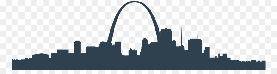 Gateway Arch Skyline Silhouette Bluebird Homecare - Silhouette png download - 2457*617 - Free Transparent Gateway Arch png Download.