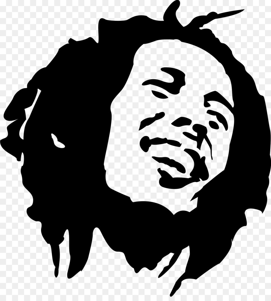 Bob Marley Silhouette Drawing Stencil - bob marley png download - 1408*1543 - Free Transparent Bob Marley png Download.