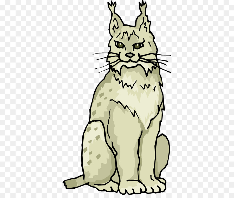 Eurasian lynx Whiskers Bobcat Clip art - Lynx Cliparts png download - 419*750 - Free Transparent Eurasian Lynx png Download.