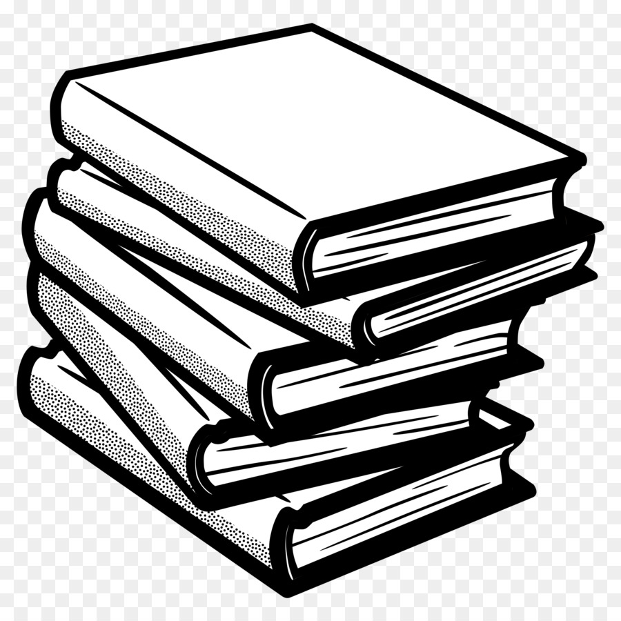 Book Black and White Clip art - stacked books png download - 2400*2400 - Free Transparent Book png Download.