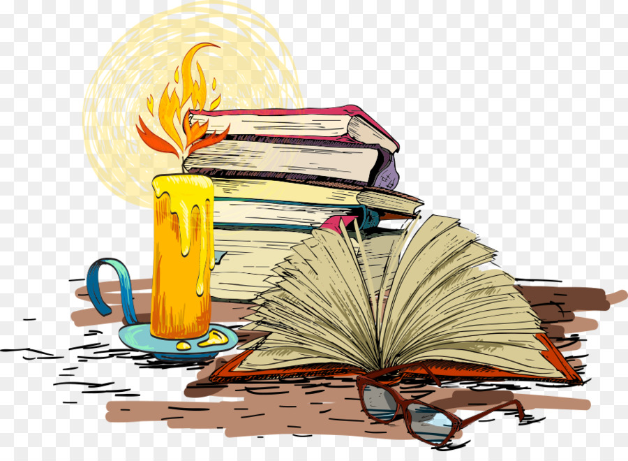 Book Candle Vecteur - Vector books and candles png download - 932*669 - Free Transparent Book png Download.