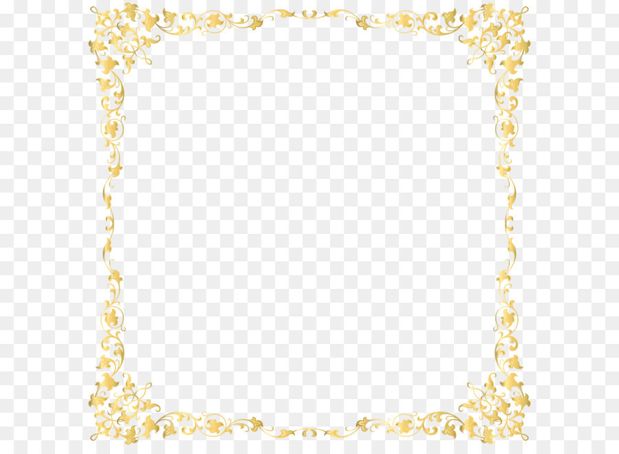 Gold frame Clip art - Decorative Transparent Border PNG Image png download - 8000*8000 - Free Transparent  Encapsulated PostScript png Download.