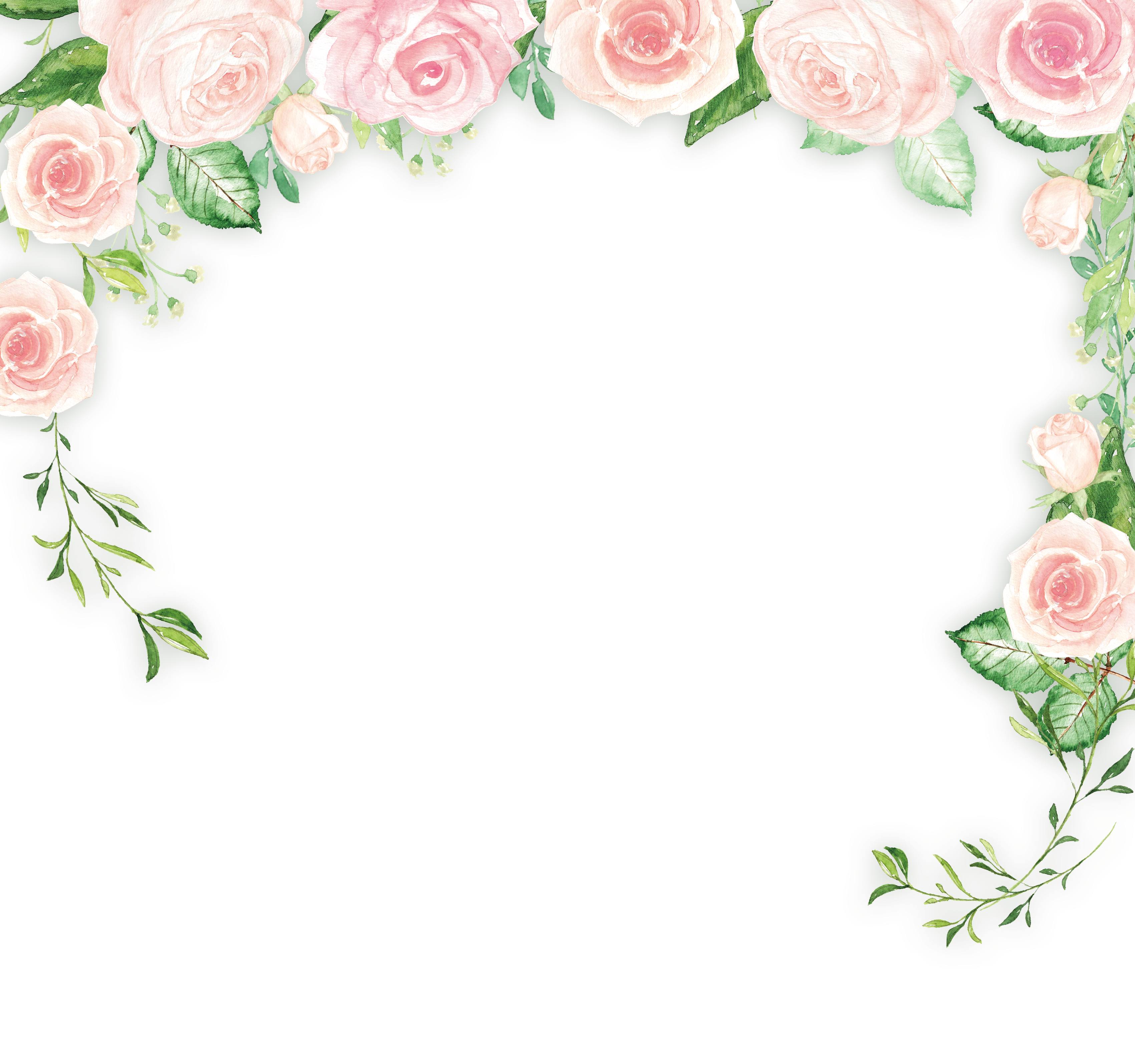 Border Flowers Clip art - Small fresh flowers background ...