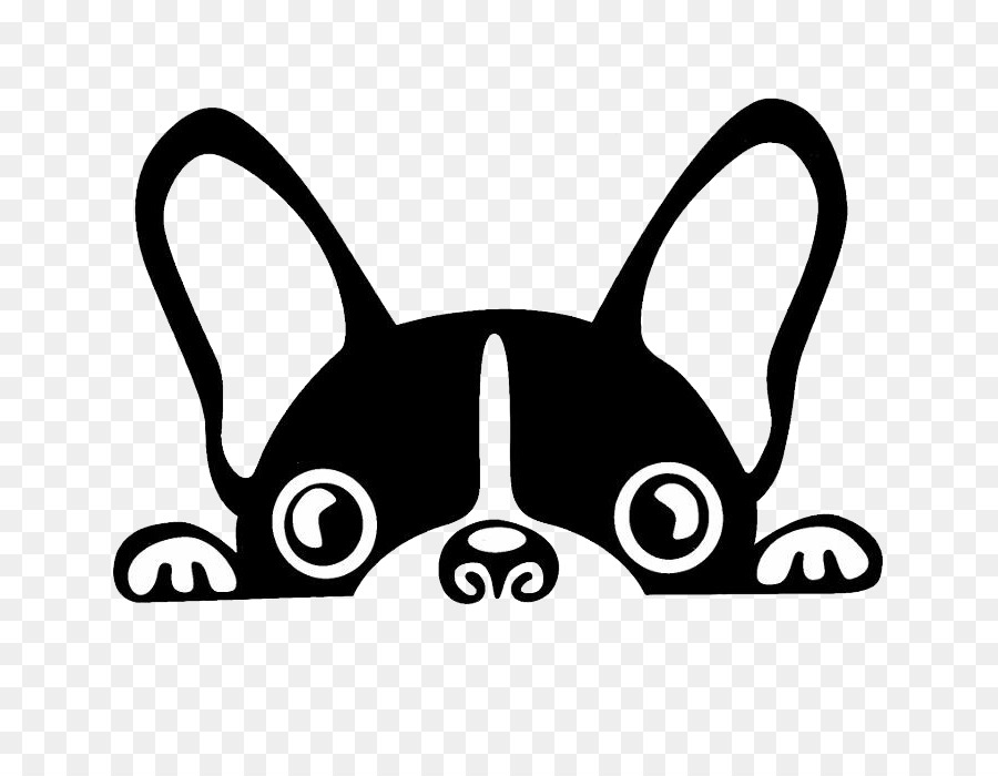Boston Terrier French Bulldog Brazilian Terrier Puppy - Black and white puppy png download - 700*700 - Free Transparent Boston Terrier png Download.