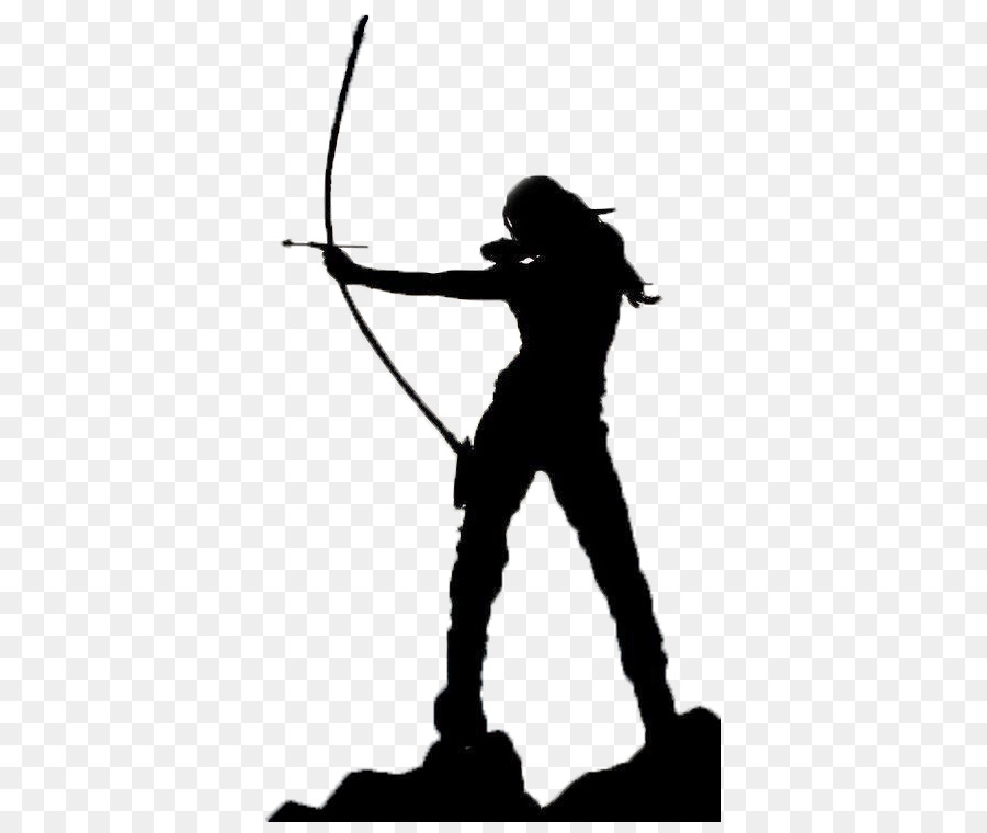Bow and arrow Archery Shooting Bowhunting - Archery silhouette png download - 415*750 - Free Transparent Bow And Arrow png Download.