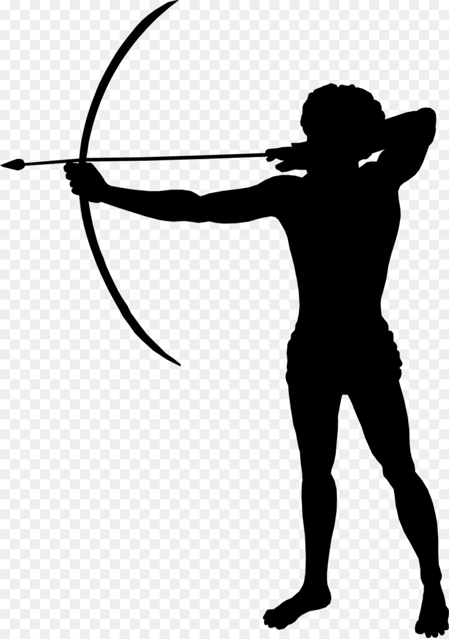 Clip art Ranged weapon Archery Silhouette -  png download - 958*1360 - Free Transparent Weapon png Download.