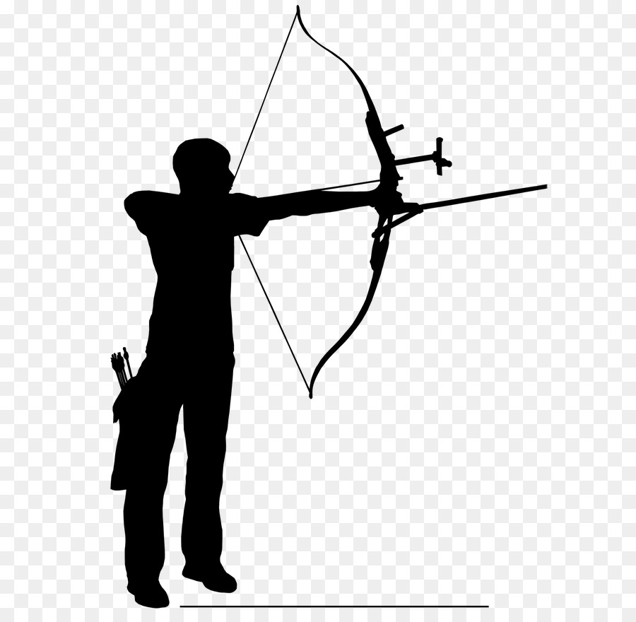 Bow and arrow Archery Silhouette Clip art - Arrow png download - 768*862 - Free Transparent Arrow png Download.