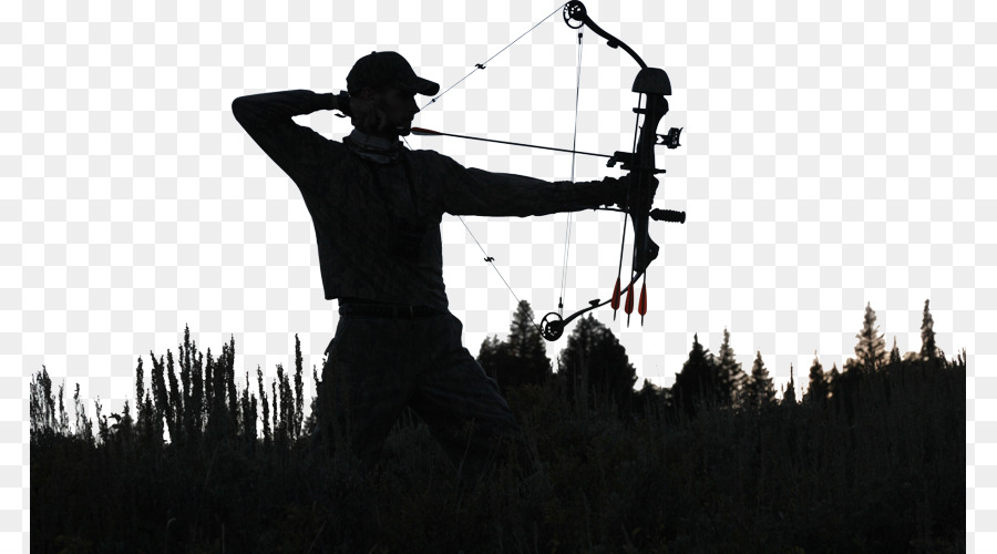 Archery Bow and arrow Bowhunting Deer hunting - archery shadow png download - 845*500 - Free Transparent Archery png Download.