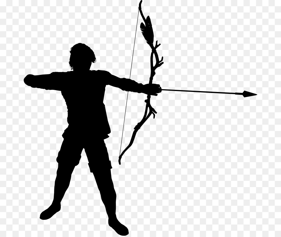 Archery Silhouette Clip art - archer png download - 750*756 - Free Transparent Archery png Download.